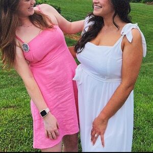 Old Navy Pink linen dress